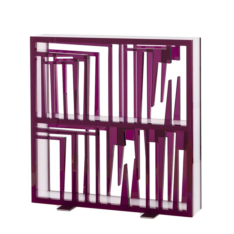 Plexiglass Bookshelf BOOKSHAPE Small Standard Edition by Lettera G