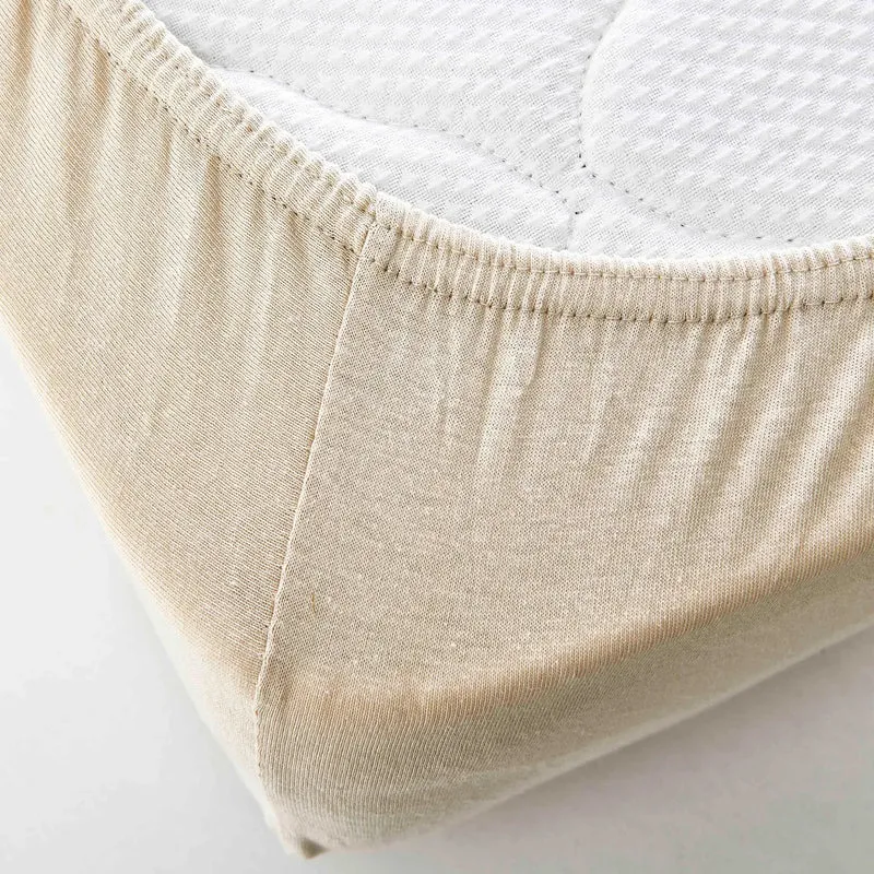 Karaca Home Spannbettlaken Beige Baby (70x140 cm) Öko-Tex Zertifiziert
