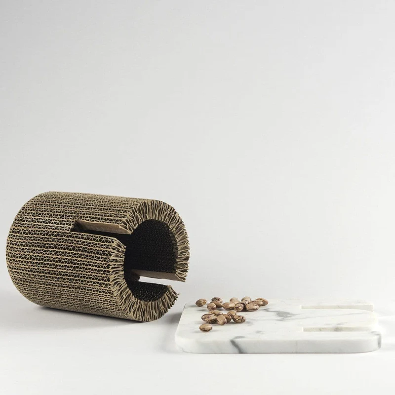 Cardboard & Marble Vase CONFINE Container