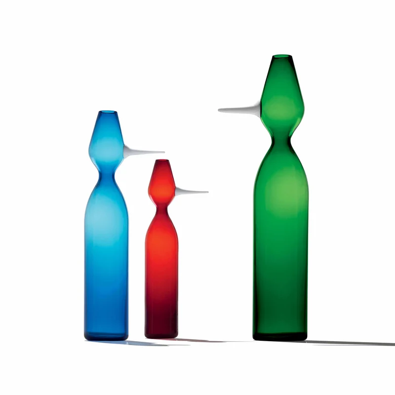 Murano Blown Glass Vase PINOCCHIO by Giulio Iacchetti for Interno Italiano