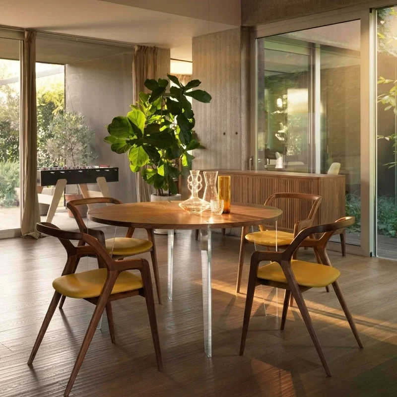 Walnut Wood Chair IN BREVE by Dale Italia