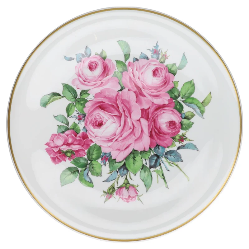 Wandteller groß Modell 54602 Rosenbouquet I.Wahl