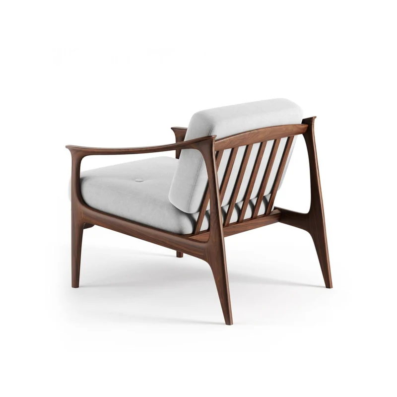 Walnut Wood Armchair QUIETE by Dale Italia