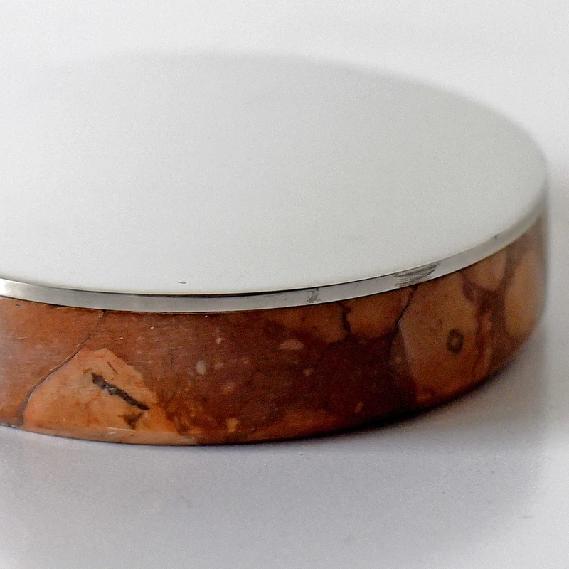 Marble and Stainless Steel Soap IS