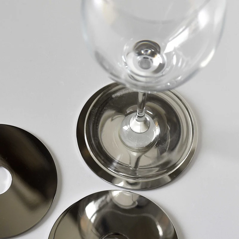 Stainless Steel Coasters IS - Set of Four