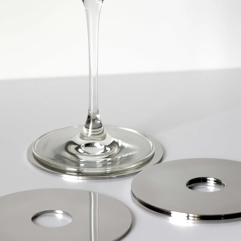 Stainless Steel Coasters IS - Set of Four