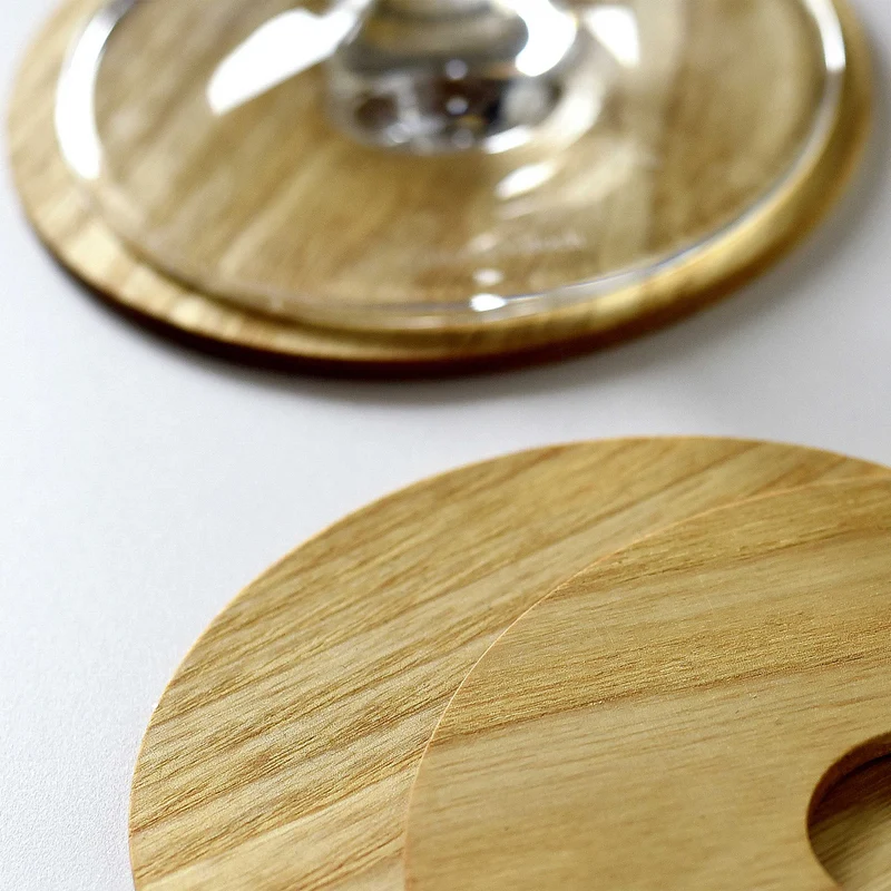 Ash Wood Coasters IS - Set of Four