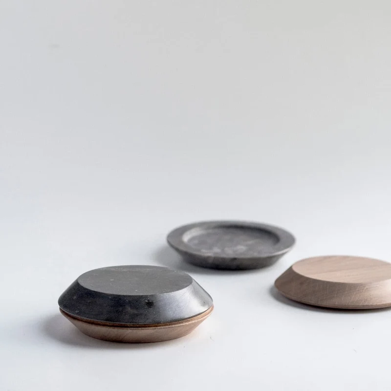 Marble & Wood Centrepiece MONDI PARALLELI Small
