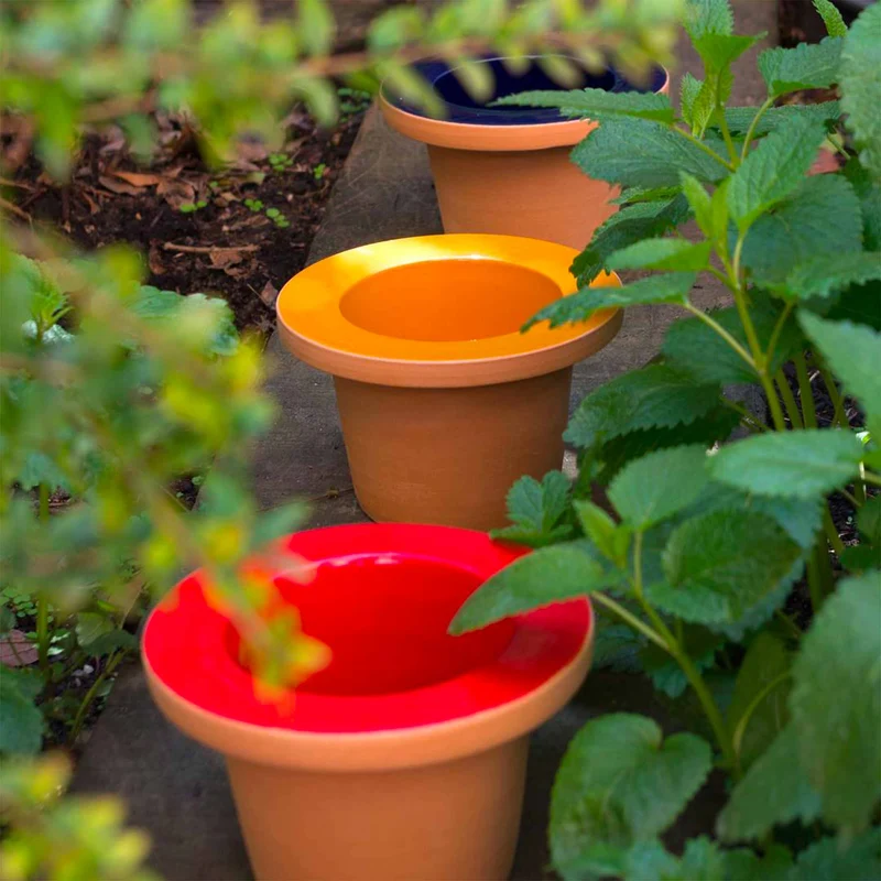 Terracotta Pot POFI by Giulio Iacchetti