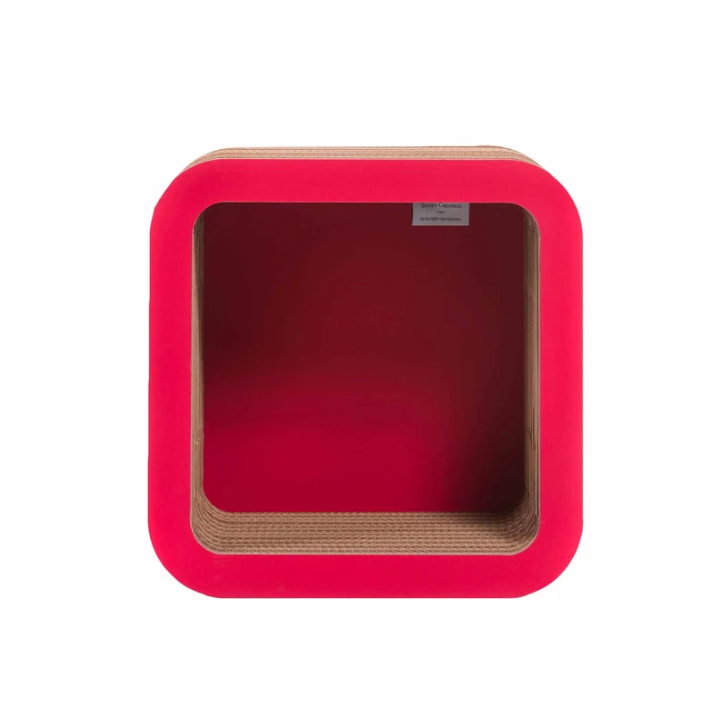 Modular Cardboard Shelf MORETTO 45 Set of Two Closed Back by Lessmore