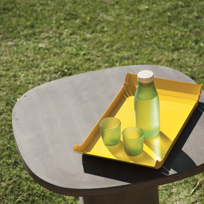 Terracotta Table GIOI - Tobacco- by Mario Scairato