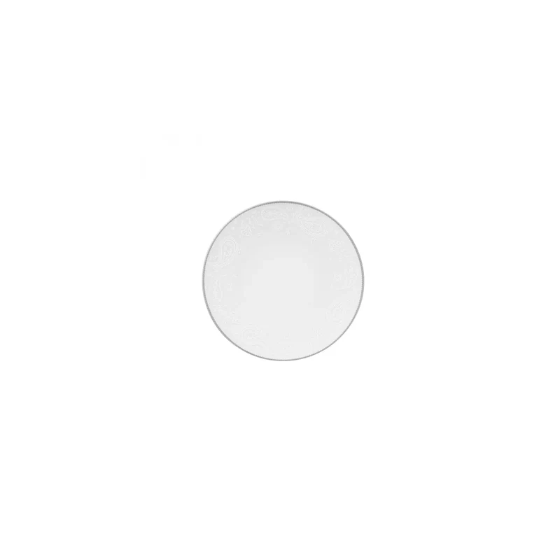Karaca New Shawl Cream Platin (Platin) 60-teiliges Tafelservice für 12 Personen