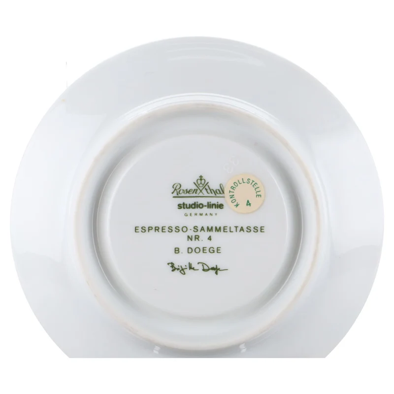 Untertasse für Mokka Espresso - Nr. 4 B. Doege