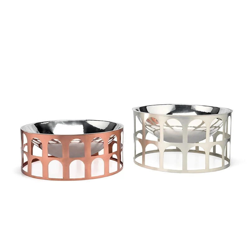 Silver-Plated and Copper Centerpiece COLOSSEUM III by Jaime Hayon for Paola C