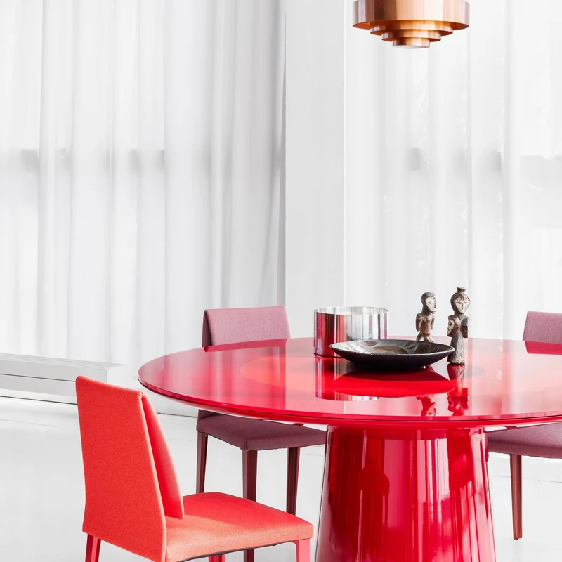 Glass Round Table ROUNDEL by Claesson Koivisto Rune for Baleri Italia