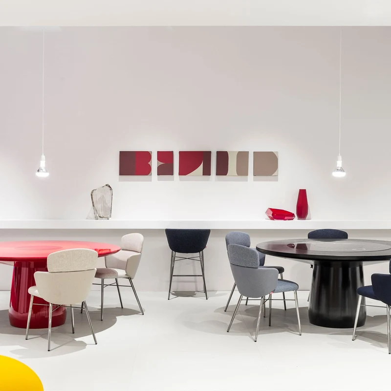 Glass Round Table ROUNDEL by Claesson Koivisto Rune for Baleri Italia