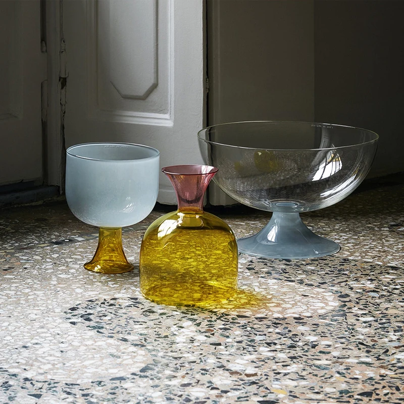 Blown Glass Centerpiece CUPPONE by Aldo Cibic for Paola C