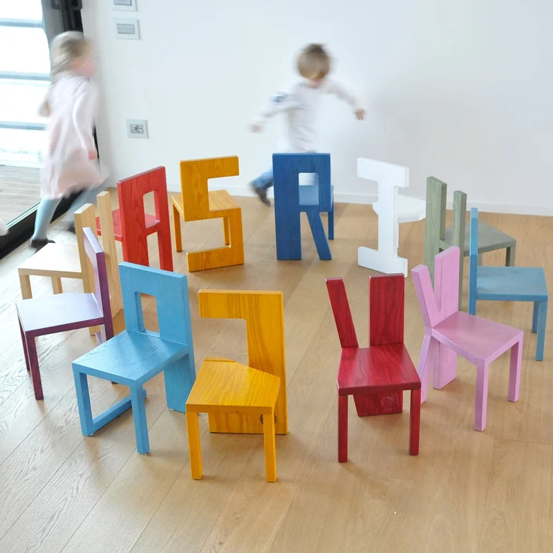 Kids Wood Chair EMMA by Evolwood