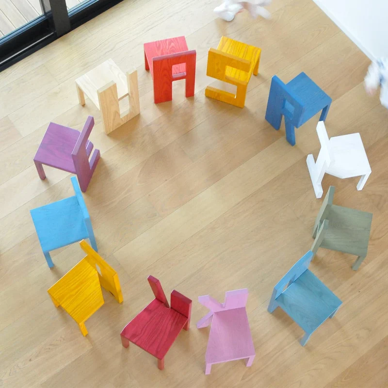 Kids Wood Chair EMMA by Evolwood