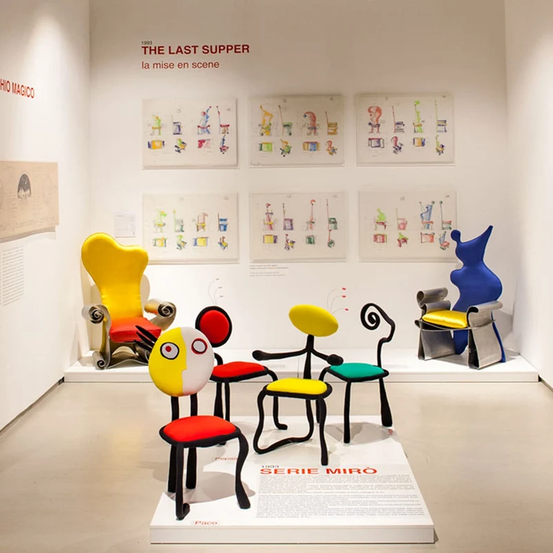 Metal Chairs MIRO' Set of Four