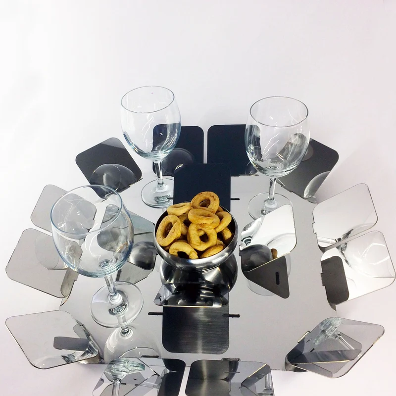 Steel Mirror Tray GENTILE by Denis Santachiara