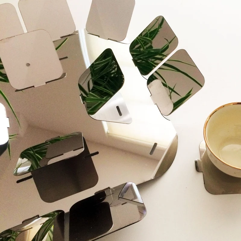 Steel Mirror Tray GENTILE by Denis Santachiara