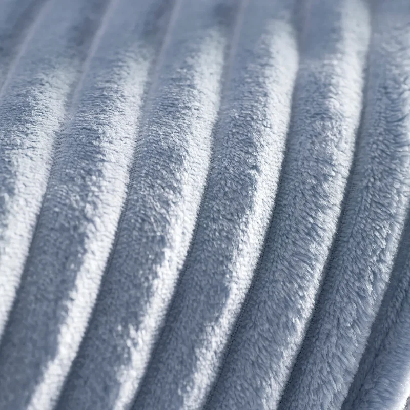 Karaca Ruby Stripe Wellsoft Doppel Decke, Blau