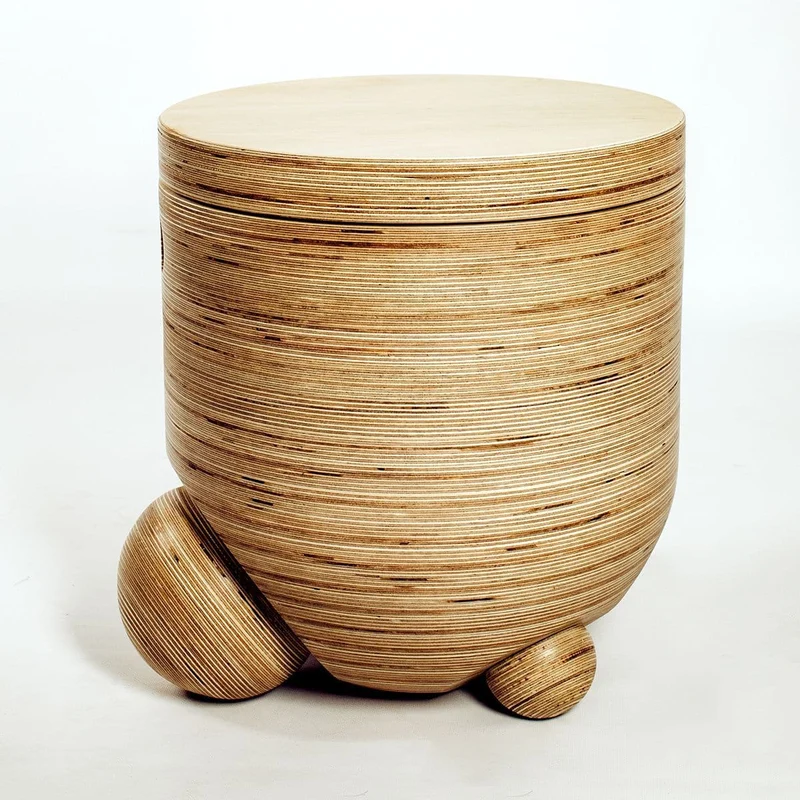 Container Stool in Birch GALA
