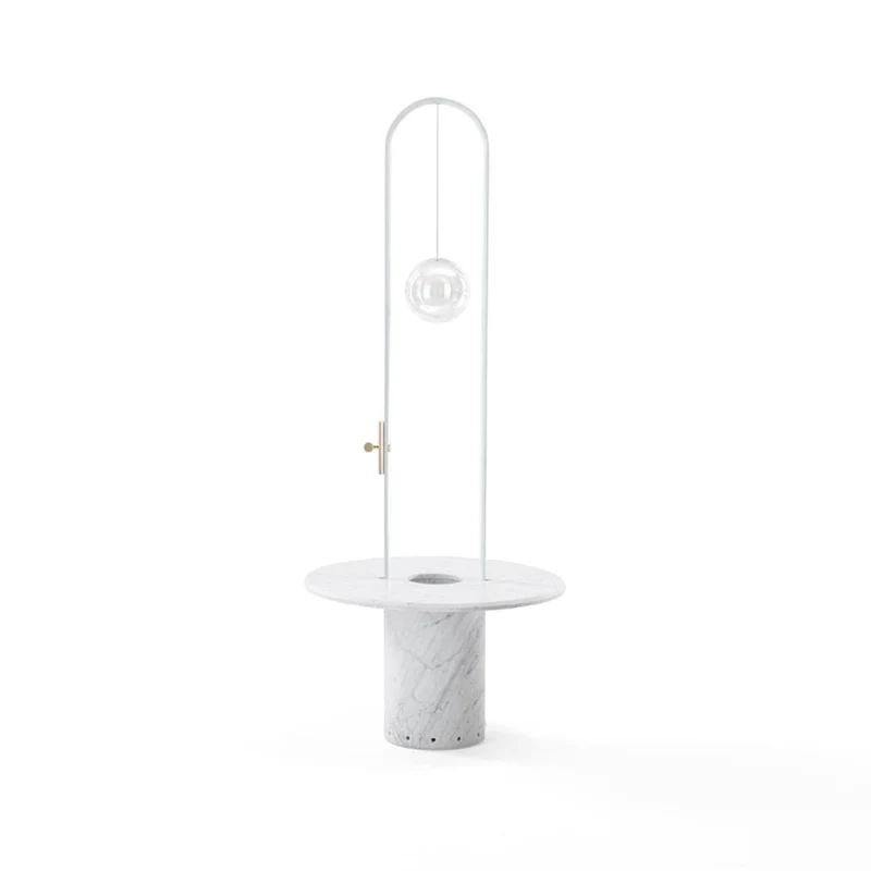 Side Table with Lamp SURANDE by Alessandro Zambelli