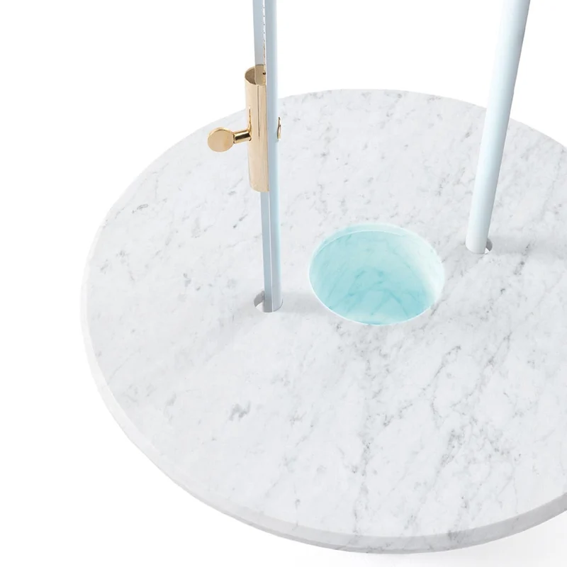 Side Table with Lamp SURANDE by Alessandro Zambelli