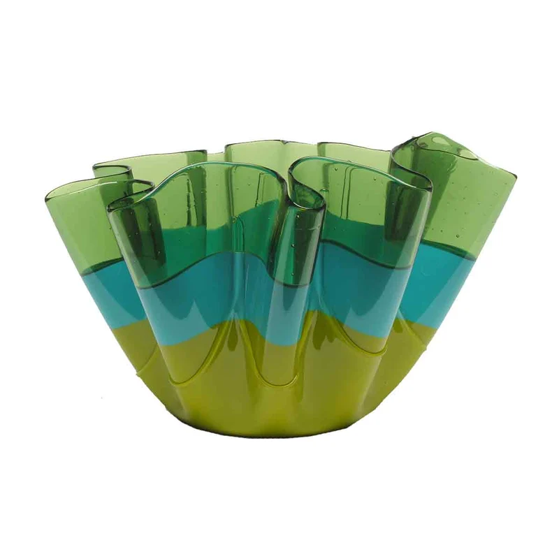Resin Vase SFUMATO Green by Paola Navone for ONE MORE