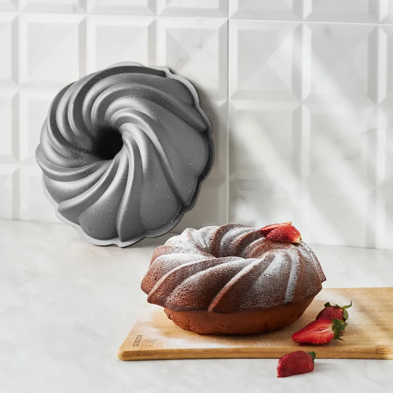 Karaca Cake Pro Pare Cast Kuchenform, Anthrazit, 24 cm
