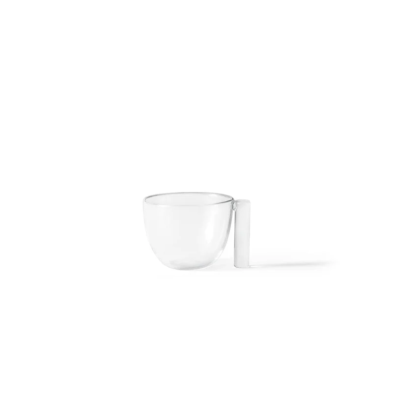 Blown Glass Cups THE WARM Transparent Set of Four by Neri & Hu for Paola C