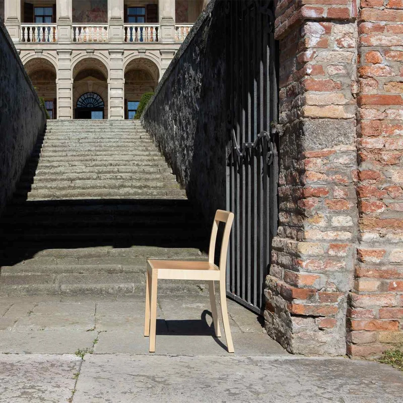 Wooden Chair QUATTROGAMBE by Jasper Morrison for BBB Italia