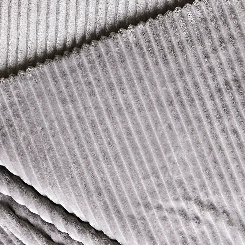 Karaca Ruby Stripe Wellsoft Doppel Decke, Grau