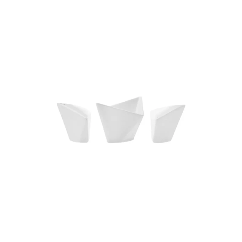 Karaca Origami für 6 Personen Quadrat Frühstücksset und Servierschalen, 26 Teilig, Porzellan