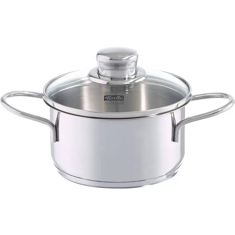 Kochtopf 14cm Glasdeckel Mini-Töpfe Induktiv