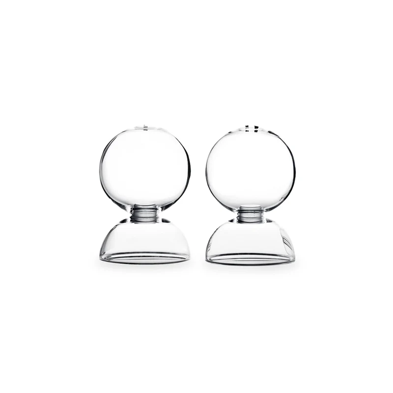 Blown Glass Oil & Vinegar and Salt & Pepper Set BUBBLE by Gordon Guillaumier for Paola C