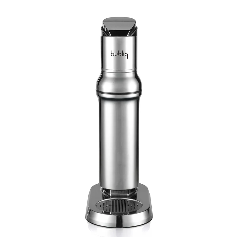 Wassersprudler Bubliq Glas mit Glasflasche Edelstahl