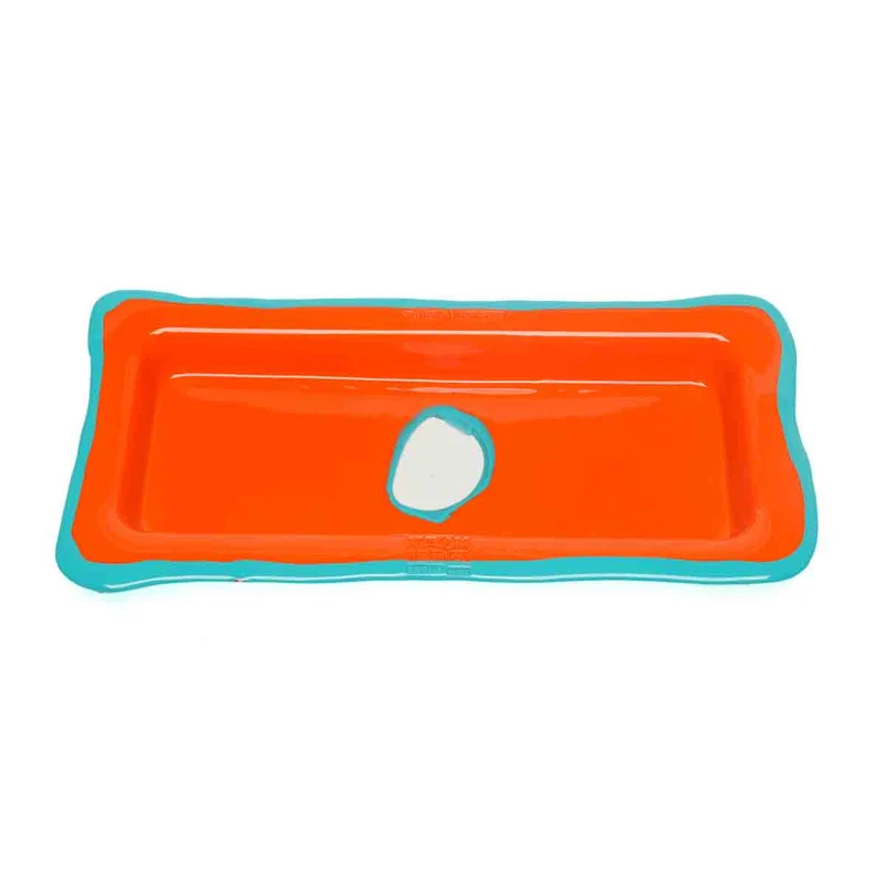 Resin Rectangular Tray TRY-TRAY Orange by Gaetano Pesce for Fish Design
