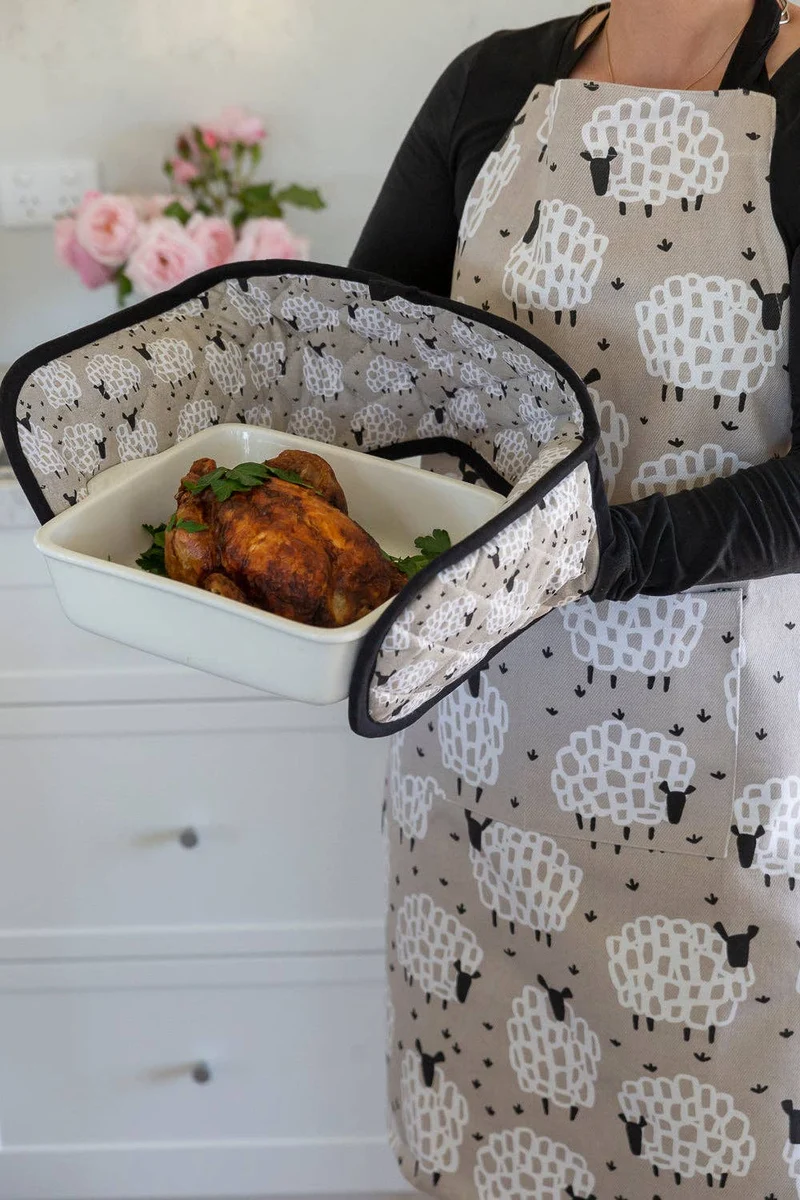 Schürze – Sheep, 100 % Heavy Drill-Baumwolle
