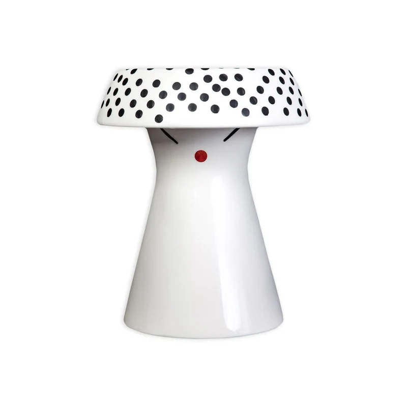 Ceramic Stool HOLLY Pois by Improntabarre
