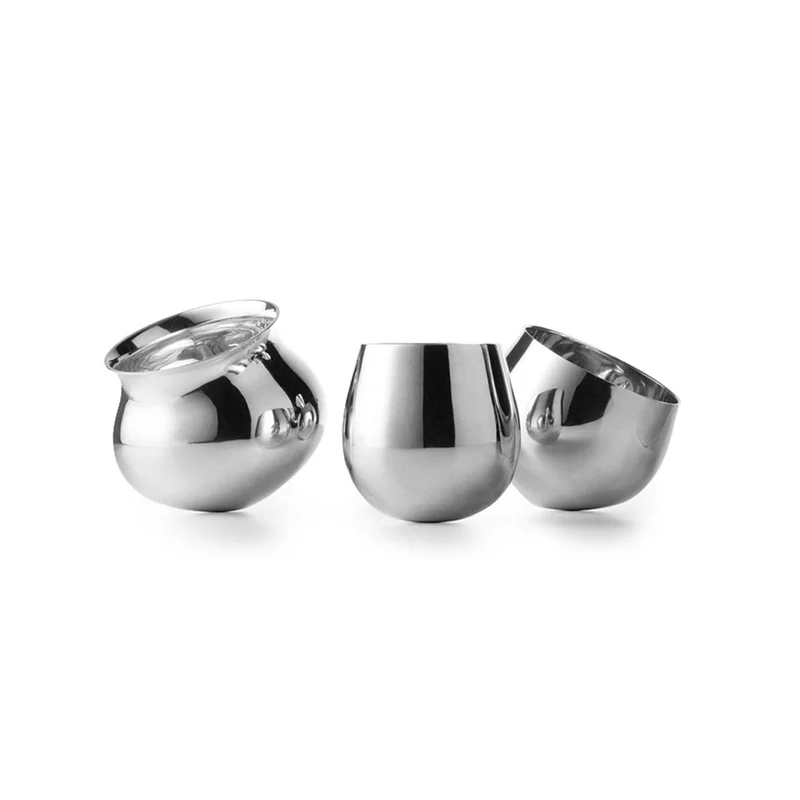 Silver-Plated Water Glasses TREVOR by Kristina Niedderer for Paola C