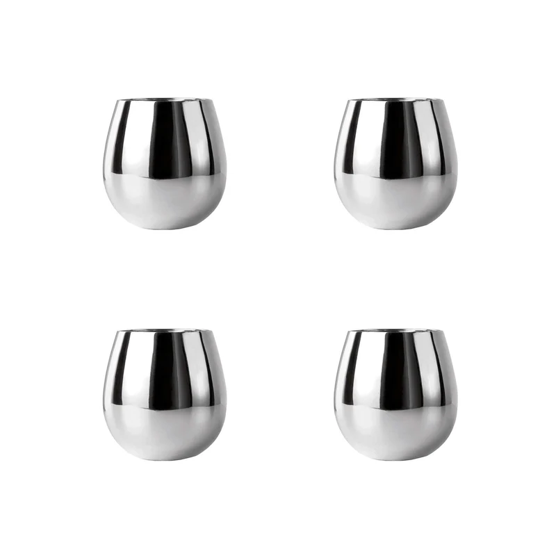 Silver-Plated Wine Glasses TIB by Kristina Niedderer for Paola C