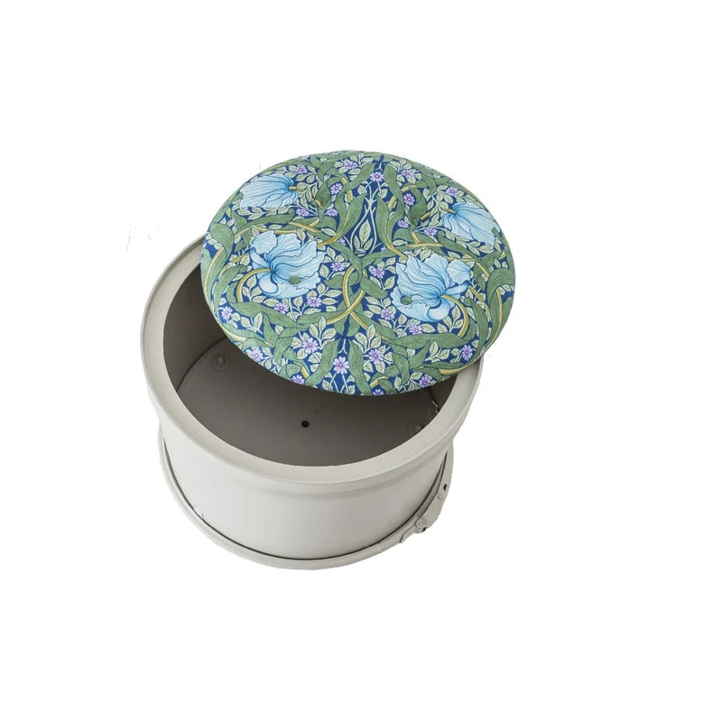 Iron Storage Pouf PRINTED FABRIC