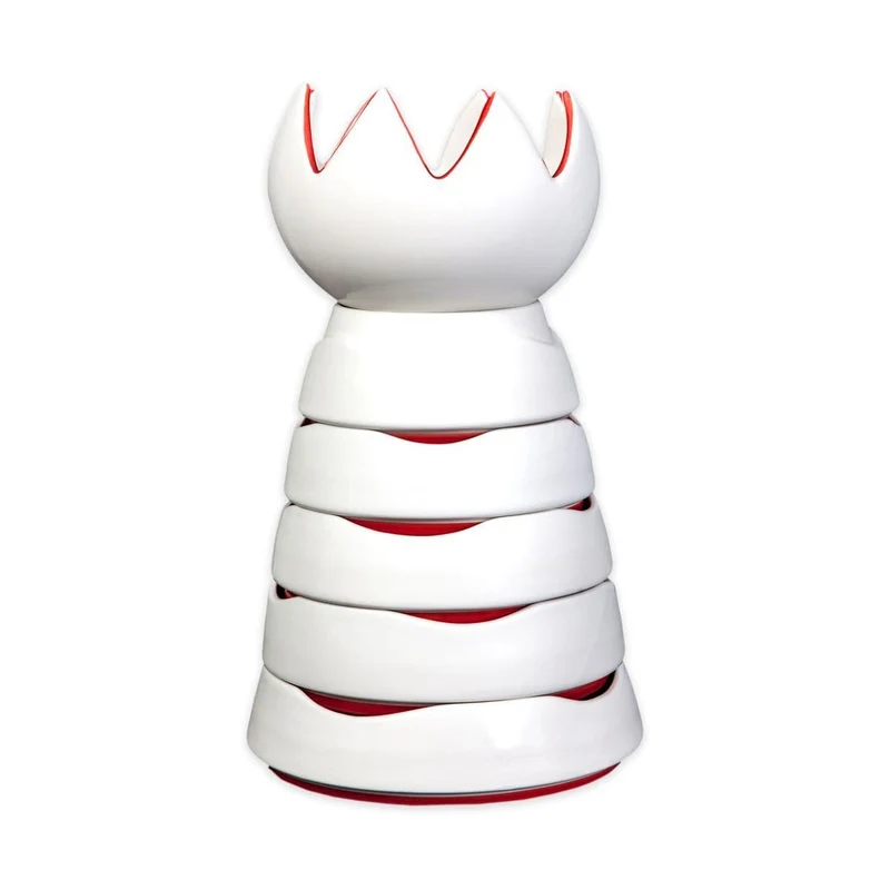 Ceramic Stackable Bowls ETNA White by Improntabarre
