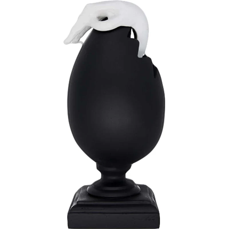 Resin Cast UOVA DI PULCINELLA Black