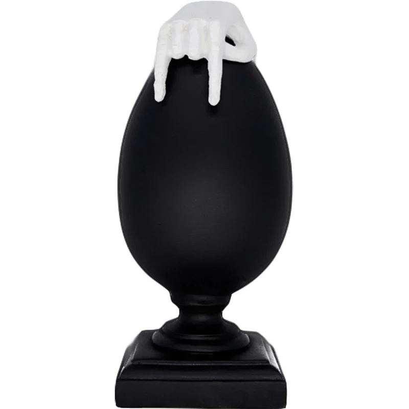 Resin Cast UOVA DI PULCINELLA Black