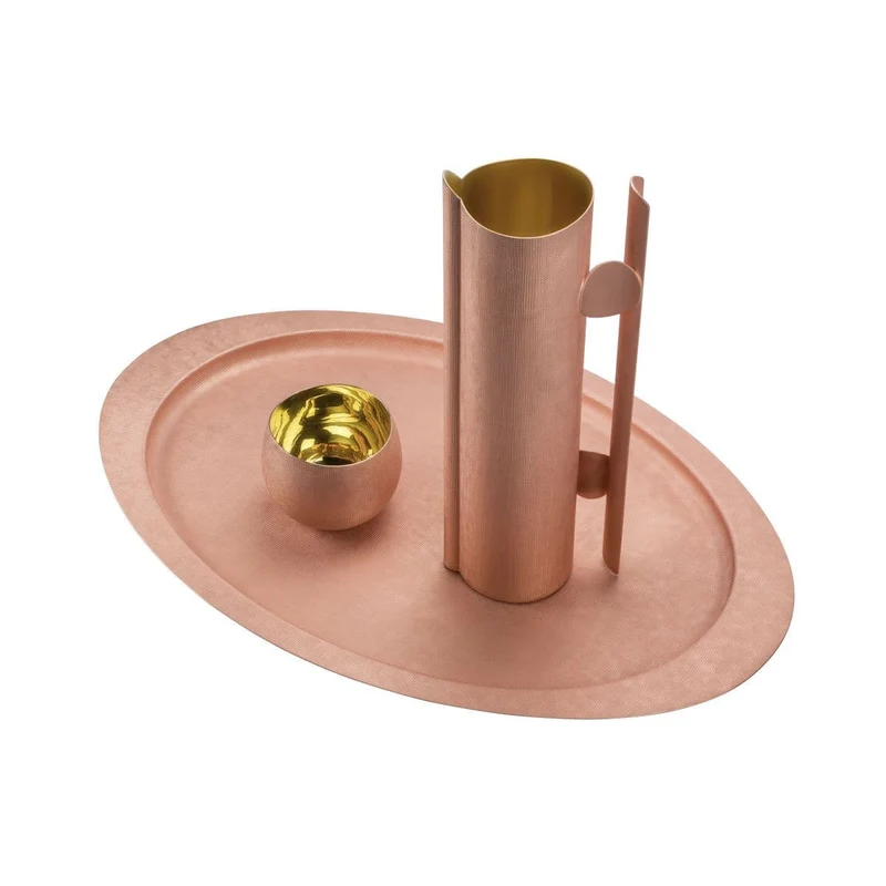 Copper Plated Pitcher VELVET by Zanetto