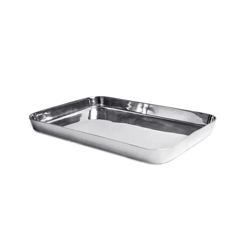 Polished Aluminum Tray MASAI Set of Two by Aldo Cibic for Paola C